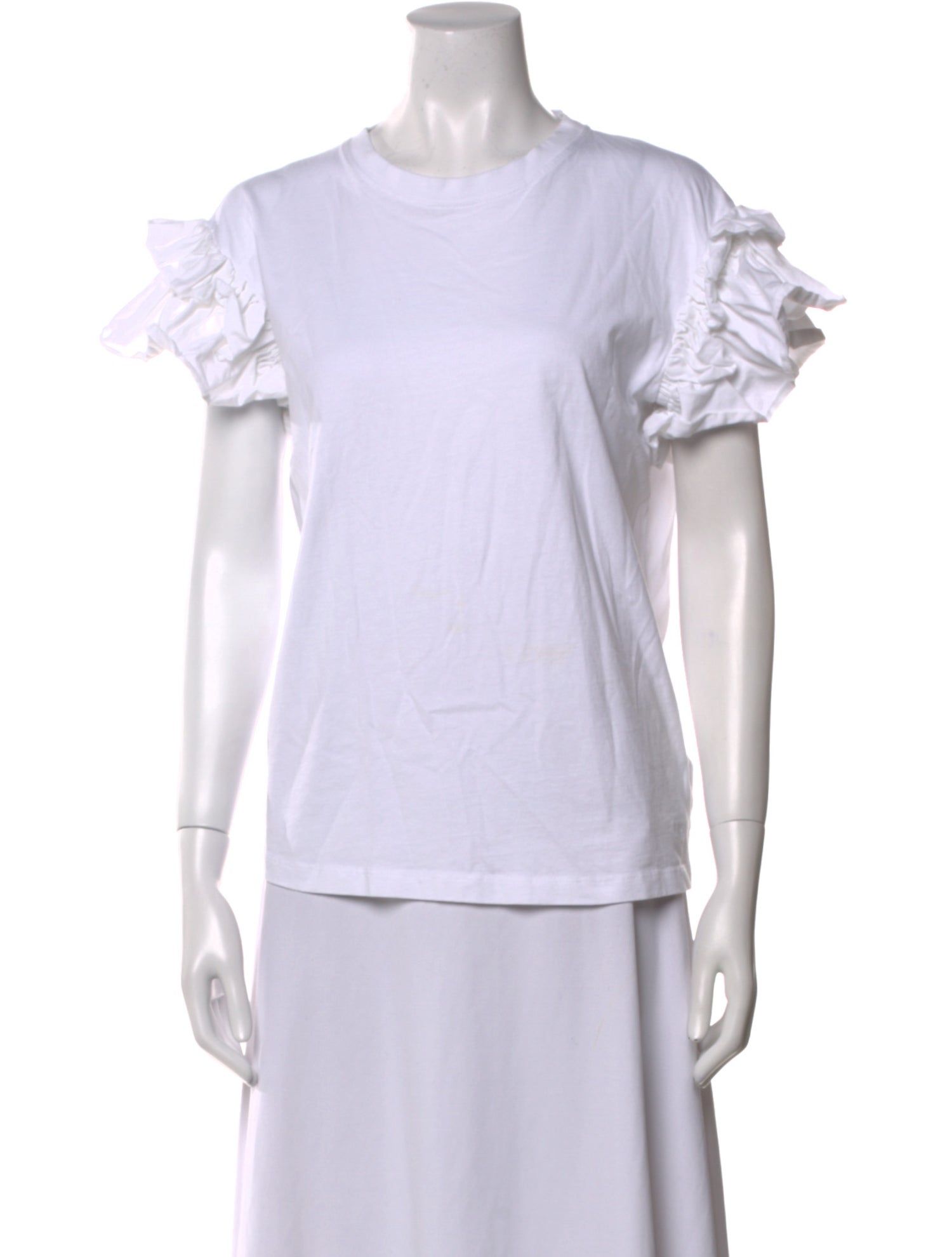 Victoria Beckham Crew Neck Short Sleeve T-Shirt