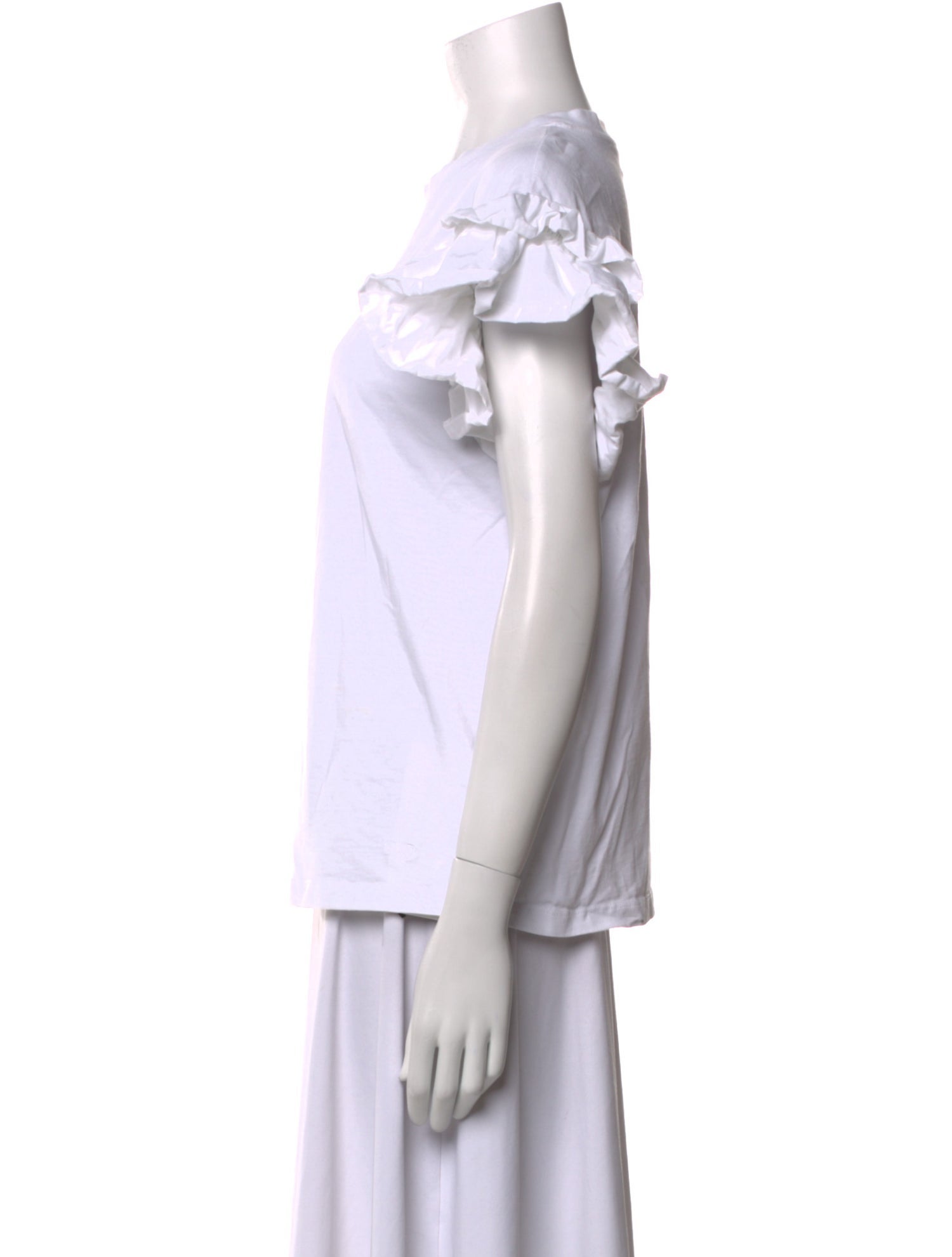 Victoria Beckham Crew Neck Short Sleeve T-Shirt