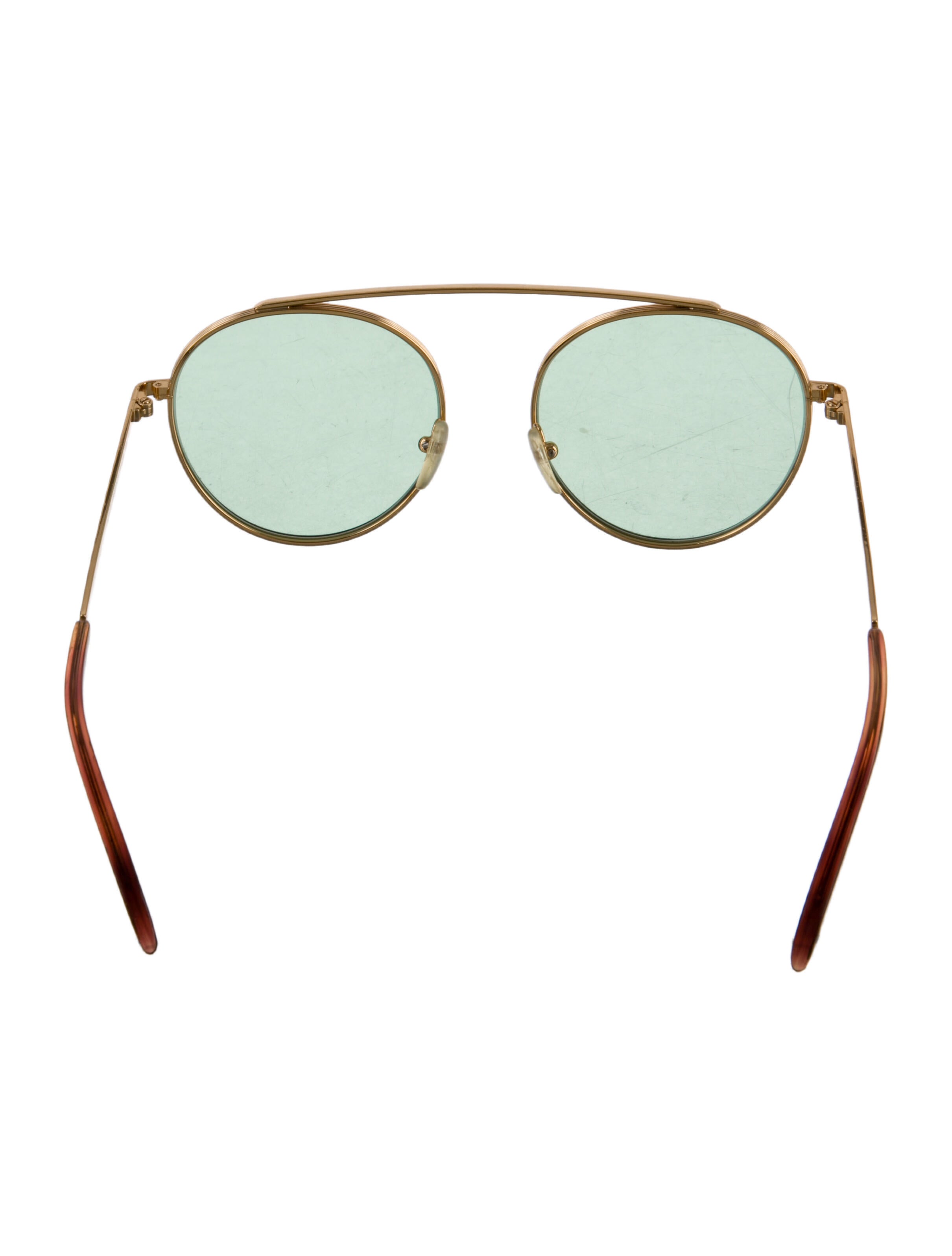 Victoria Beckham Round Tinted Sunglasses