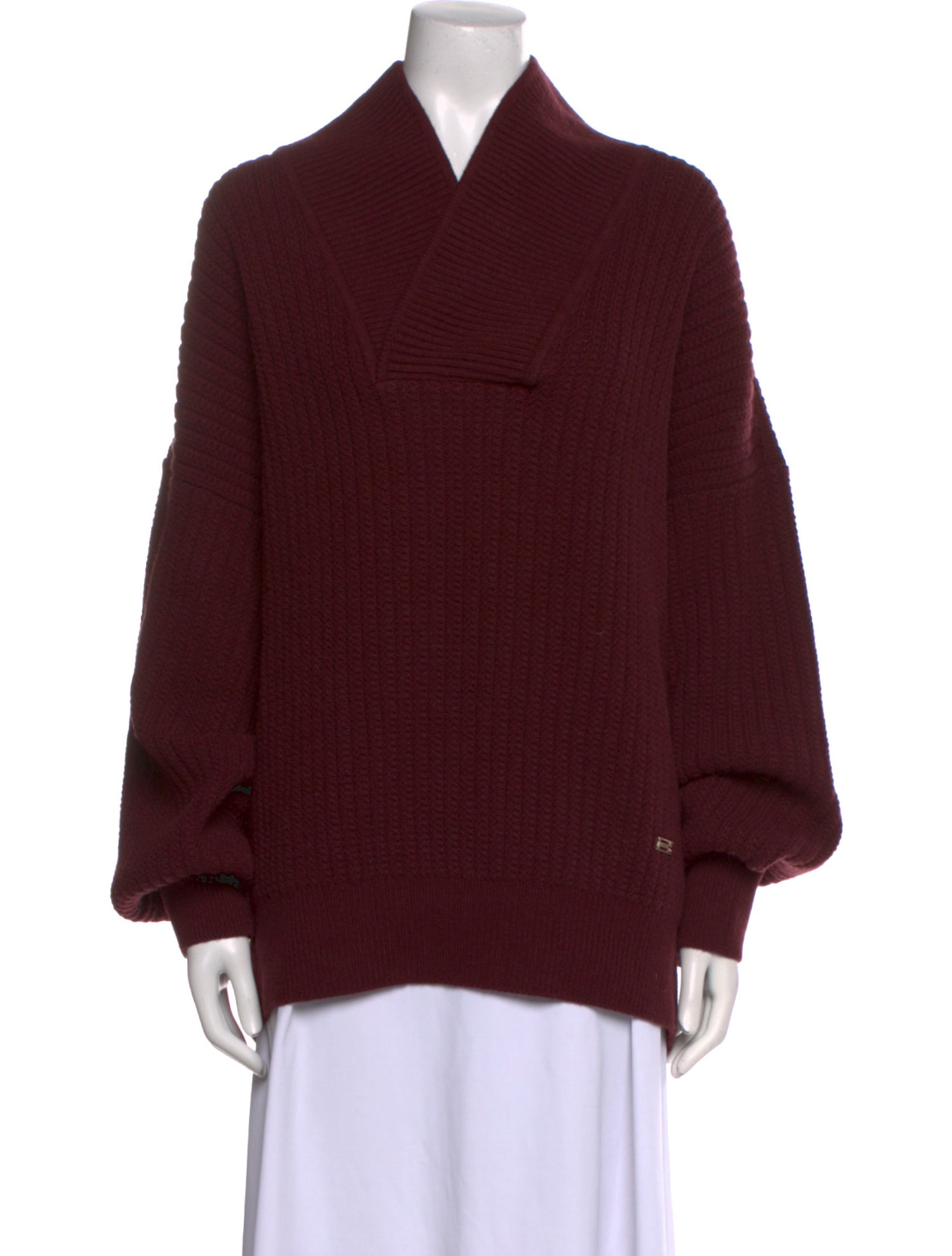 Victoria Beckham Wool V-Neck Sweater