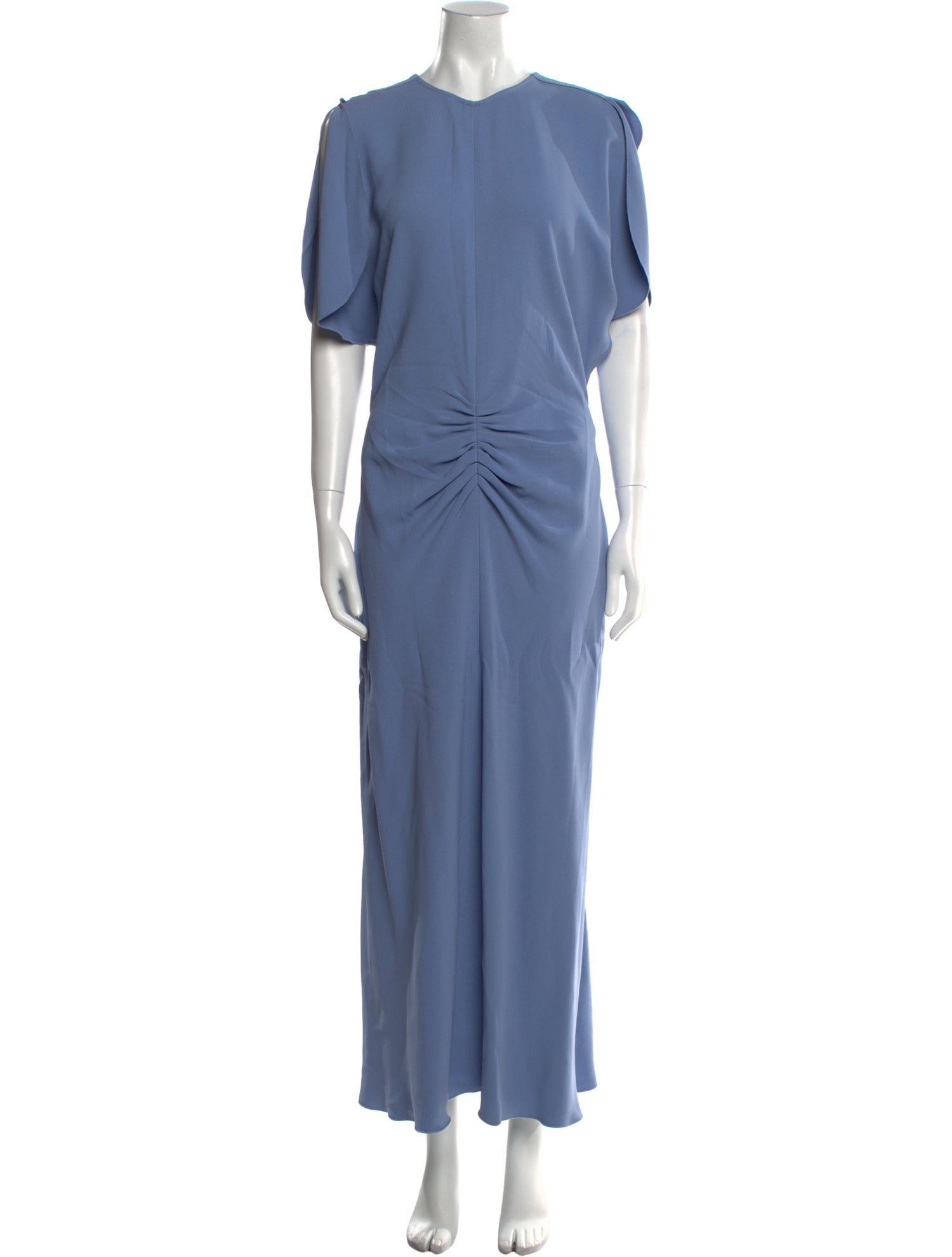 Victoria Beckham Crew Neck Long Dress