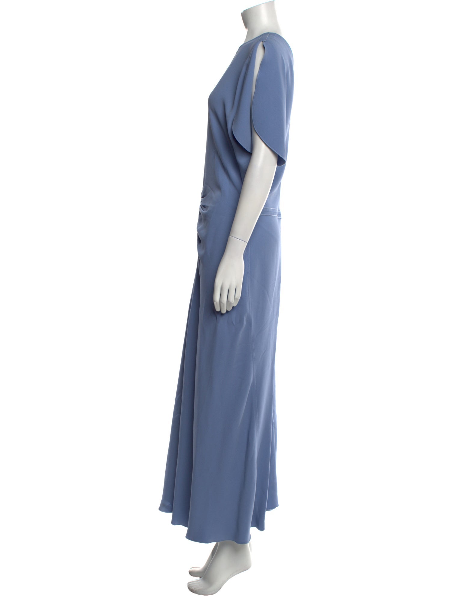 Victoria Beckham Crew Neck Long Dress