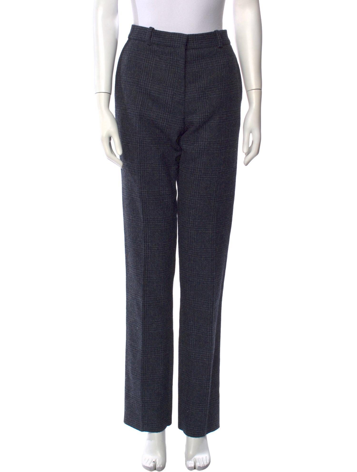 Victoria Beckham Wool Straight Leg Pants