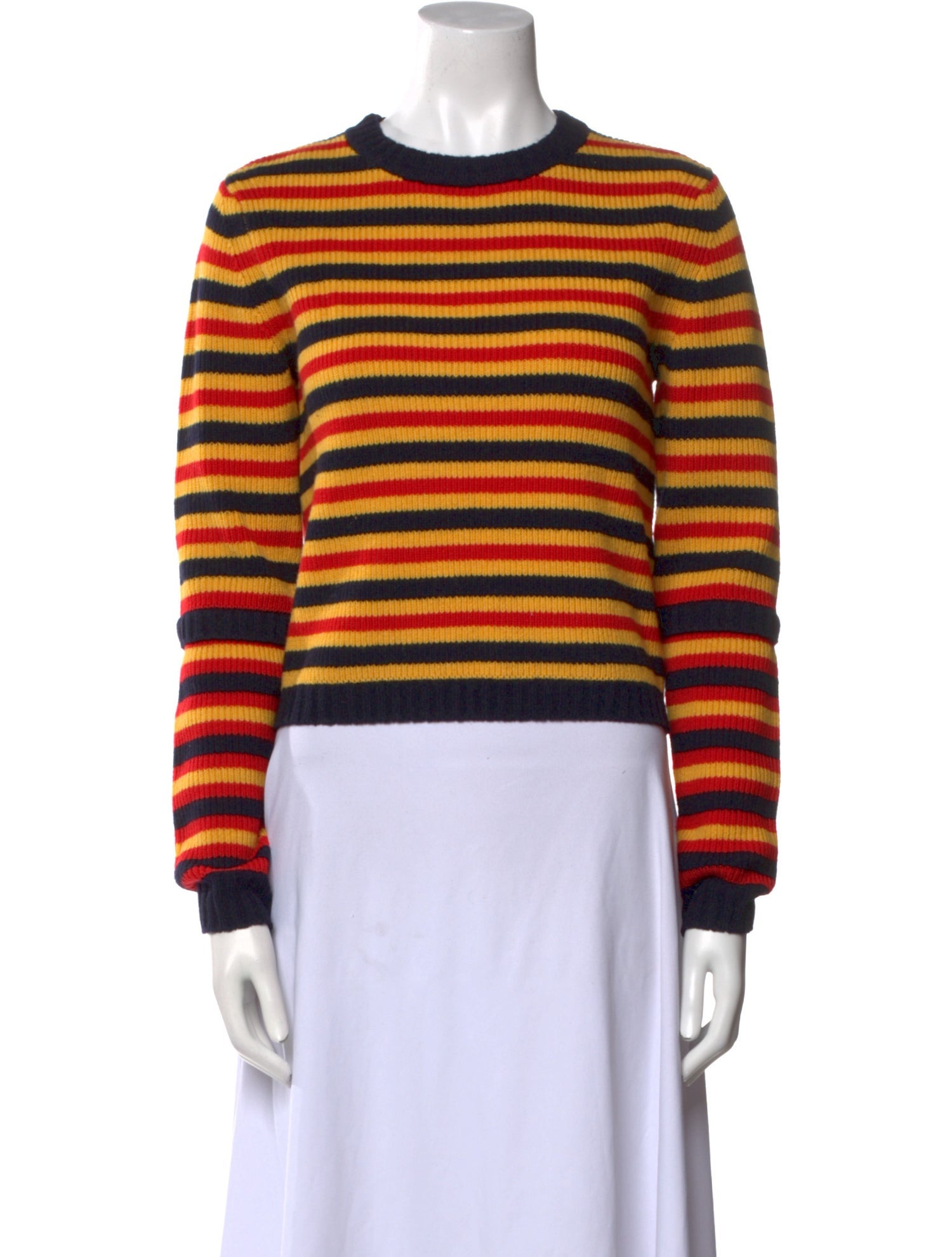 Victoria Beckham Wool Striped Sweatshirt