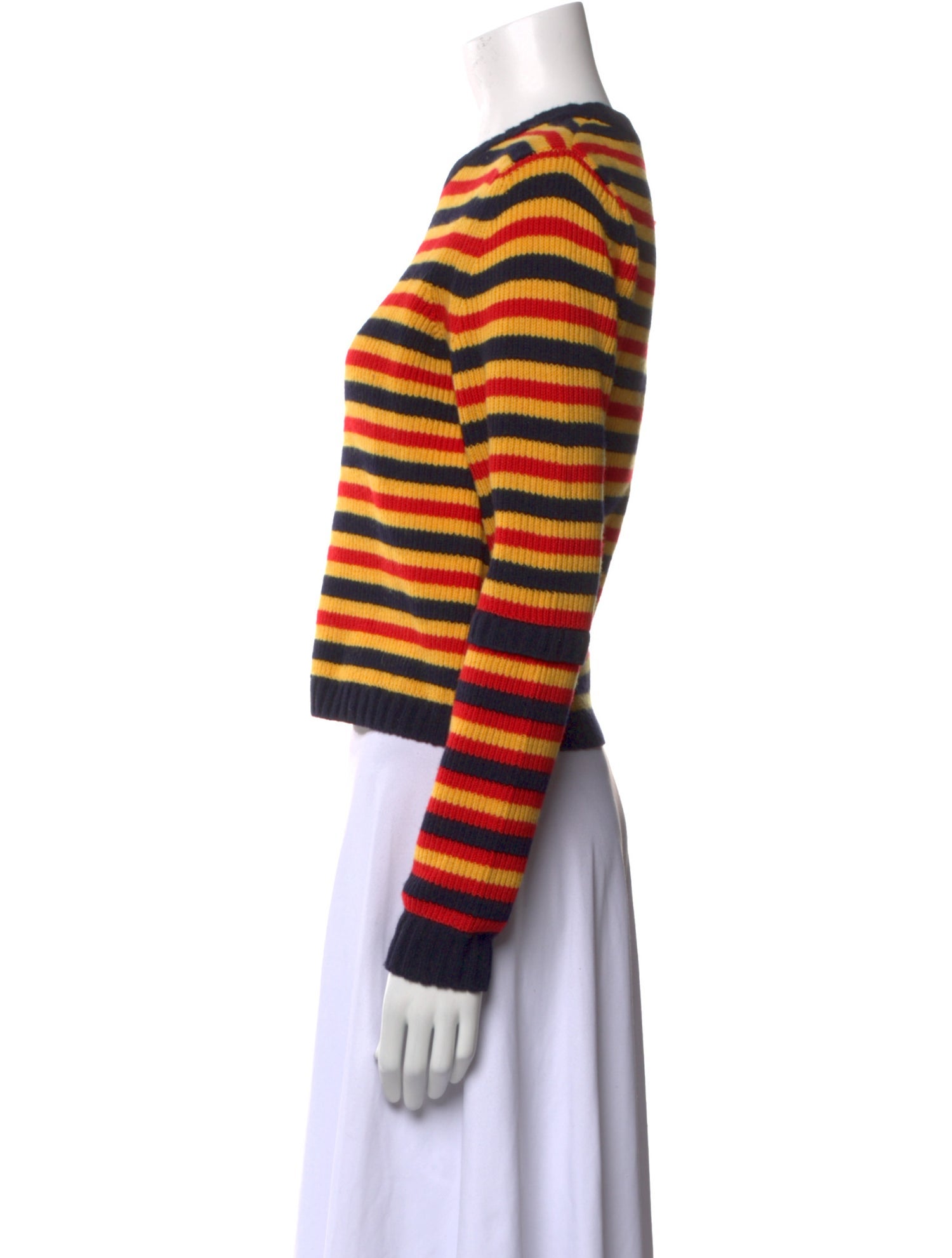 Victoria Beckham Wool Striped Sweatshirt