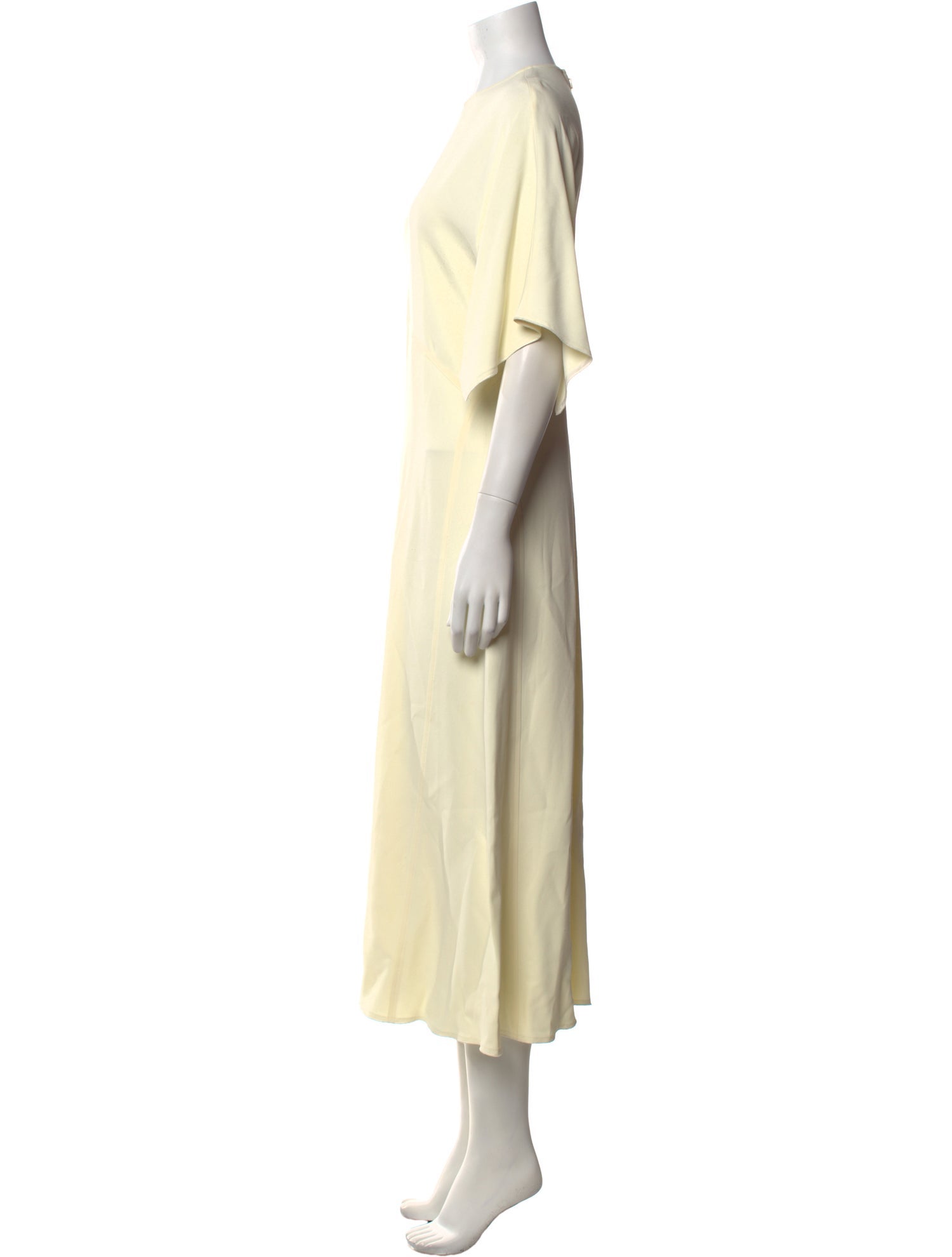 Victoria Beckham Crew Neck Long Dress
