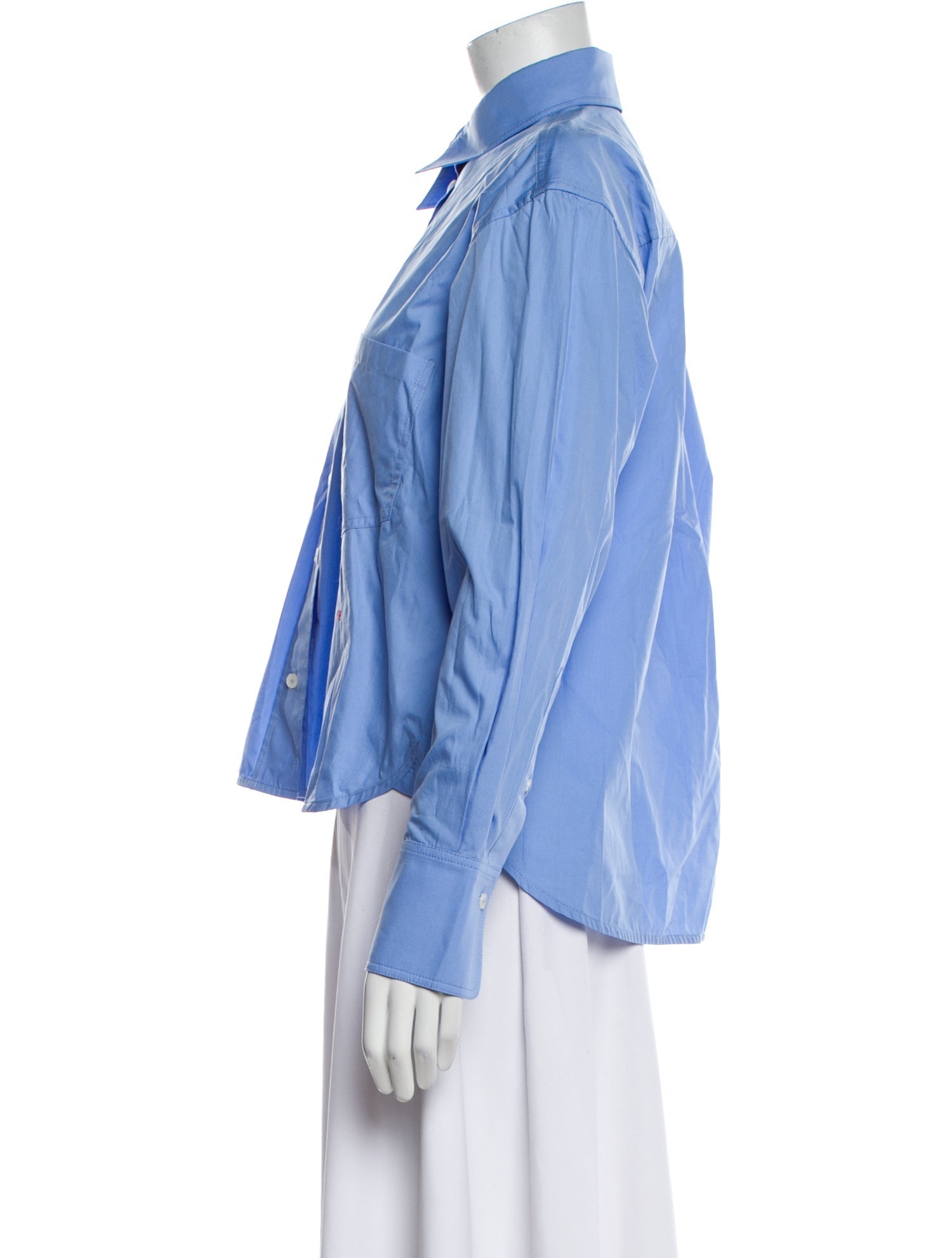 Victoria Beckham Long Sleeve Button-Up Top w/ Tags