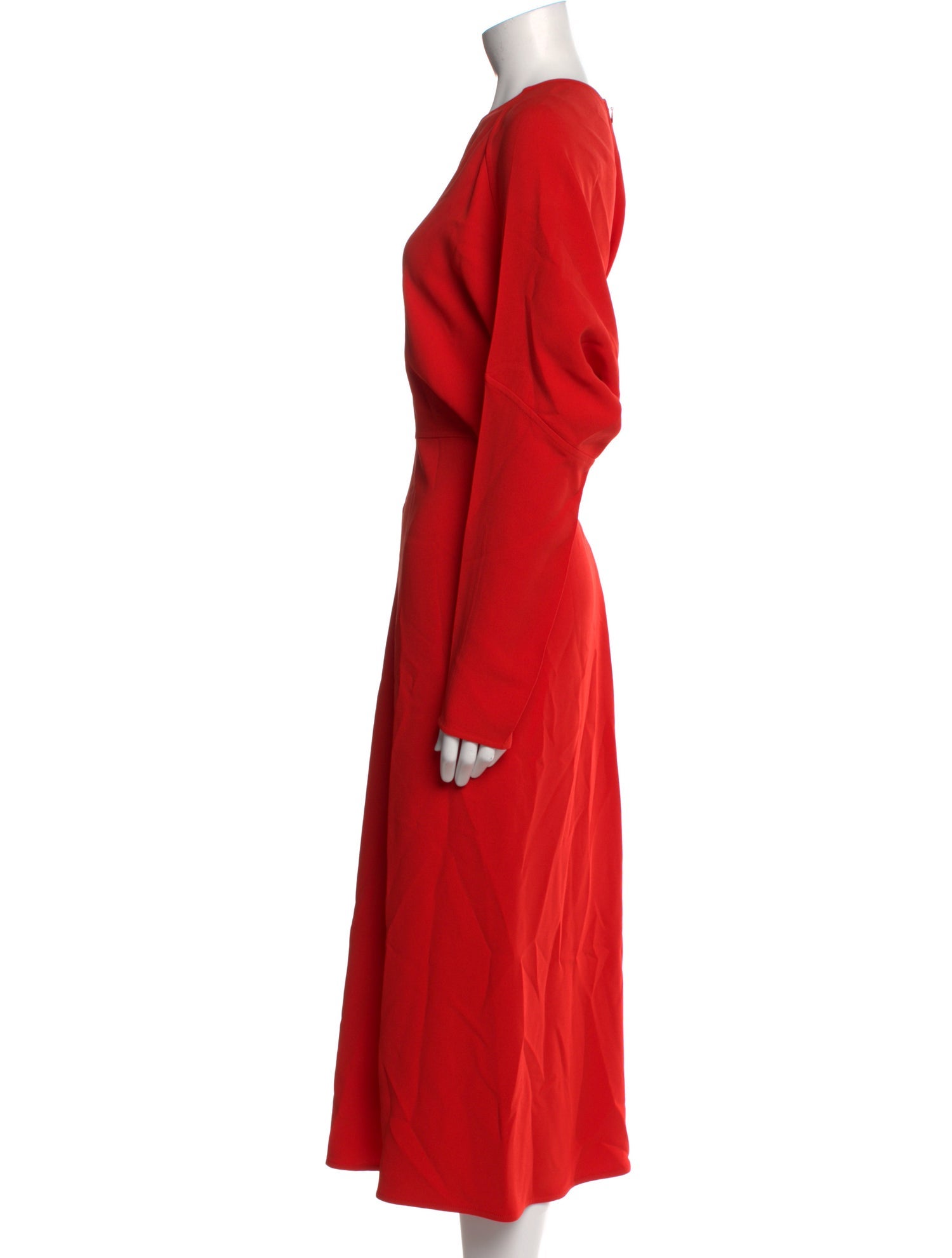 Victoria Beckham Crew Neck Long Dress