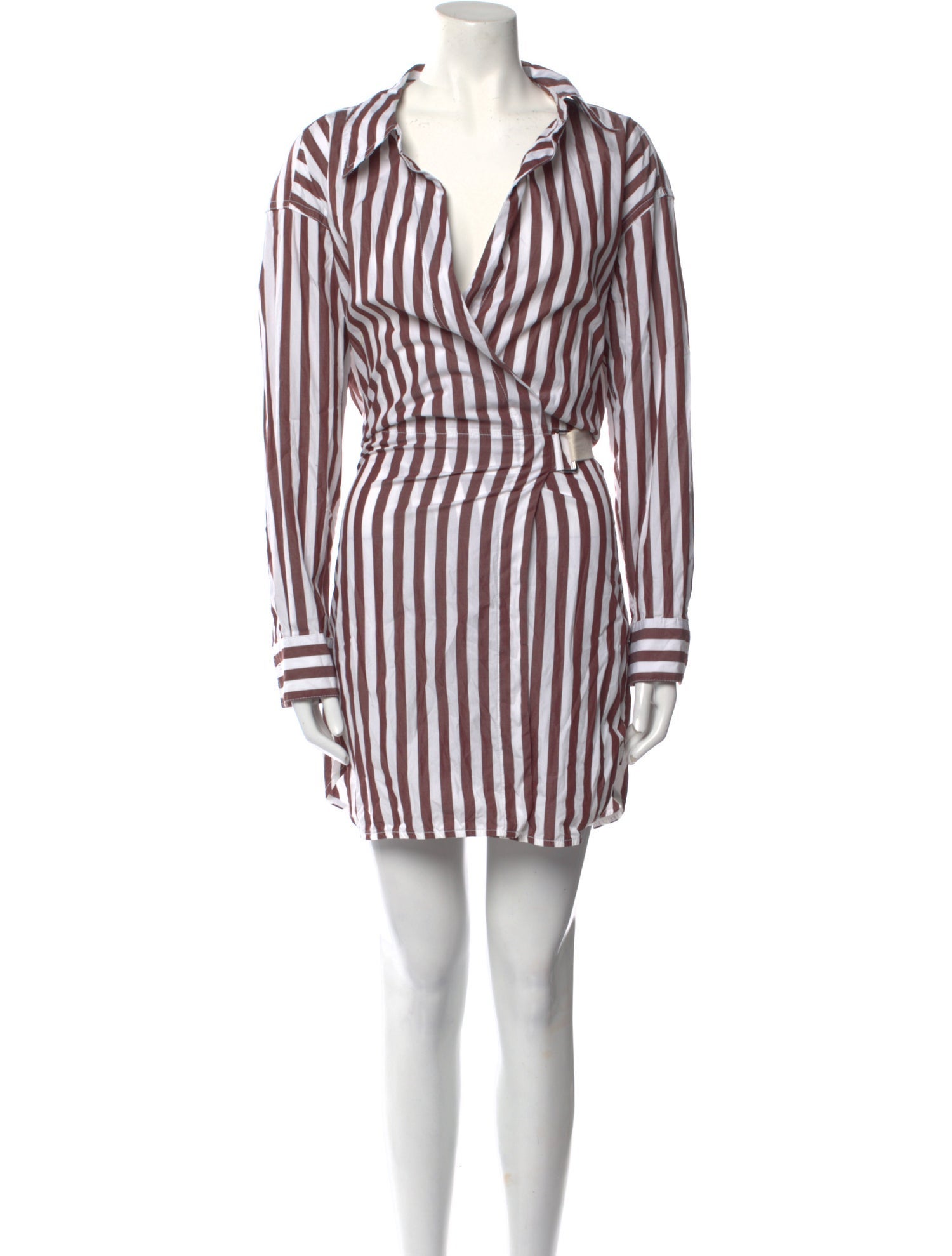 Victoria Beckham Striped Mini Dress