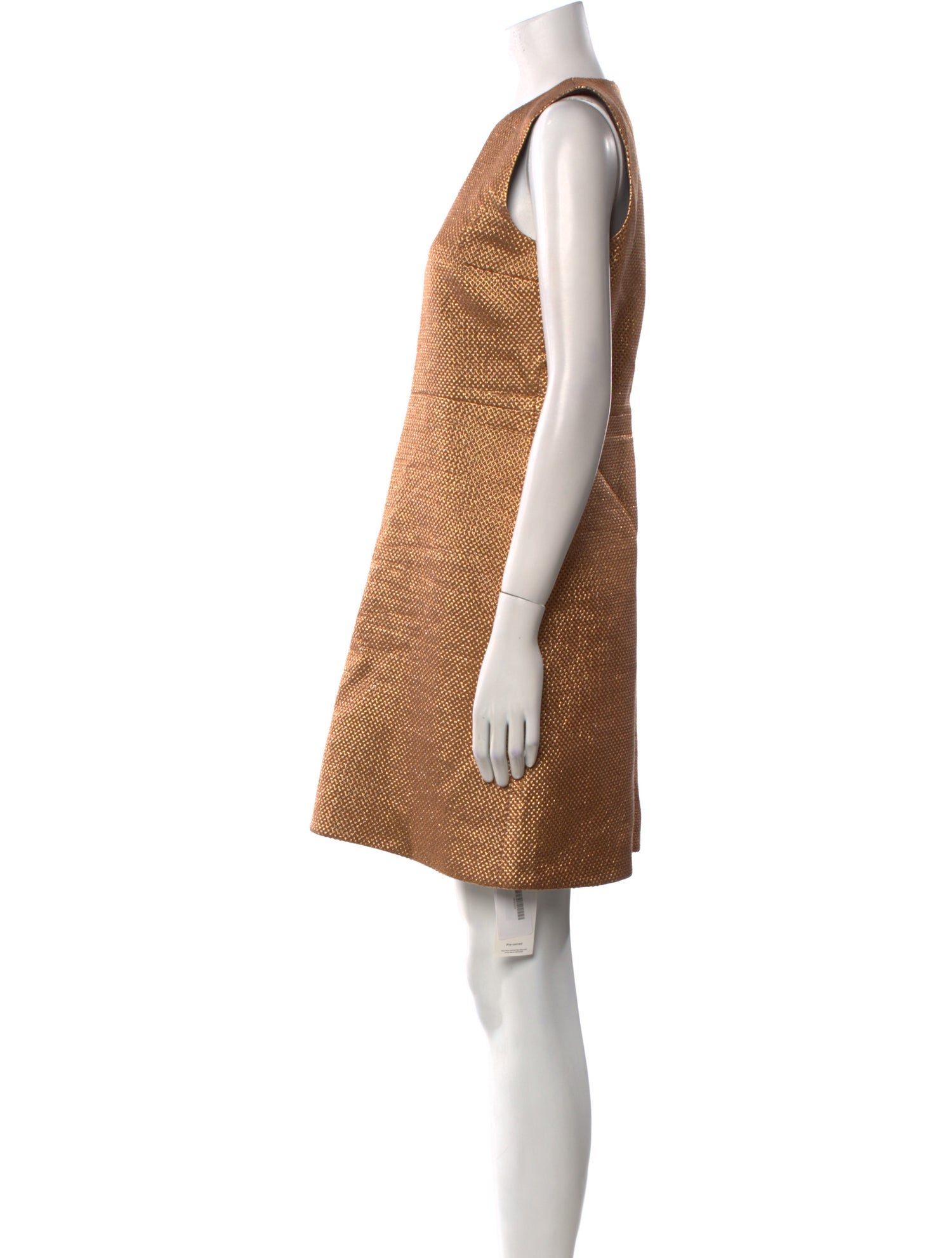 Victoria Beckham Crew Neck Mini Dress