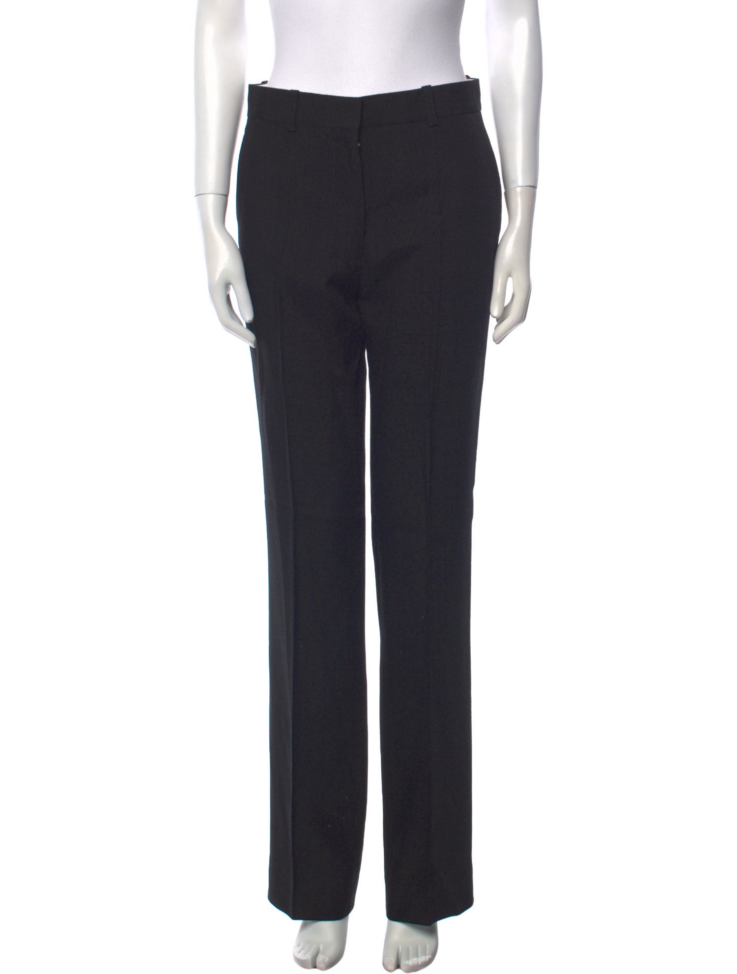 Victoria Beckham Wool Straight Leg Pants