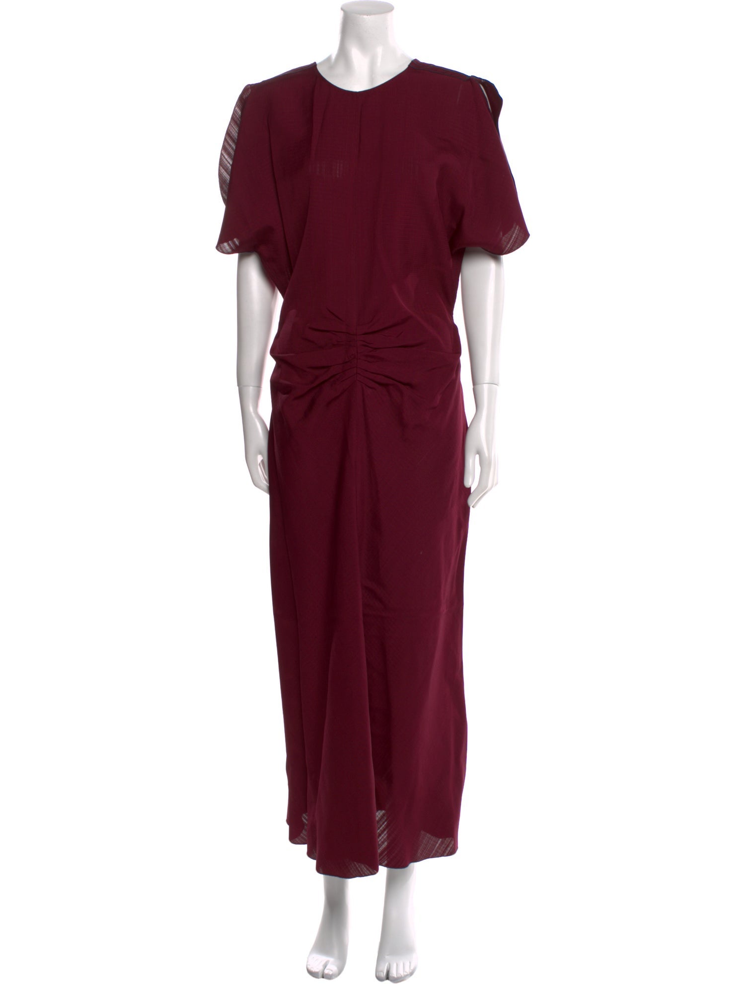 Victoria Beckham Crew Neck Long Dress