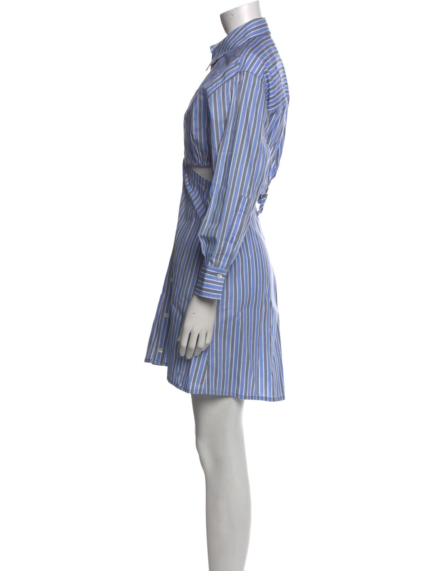 Victoria Beckham Striped Mini Dress