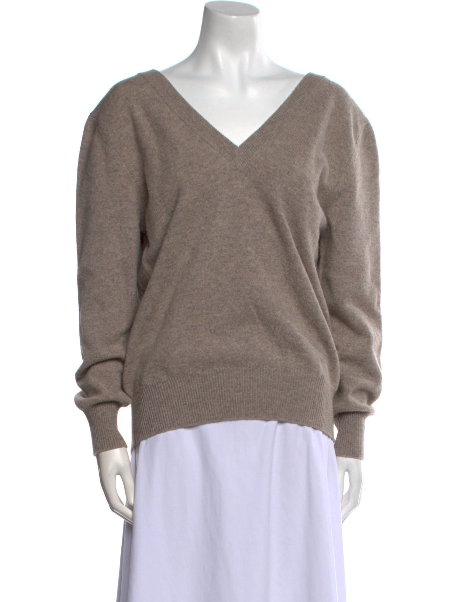 Victoria Beckham Wool V-Neck Sweater