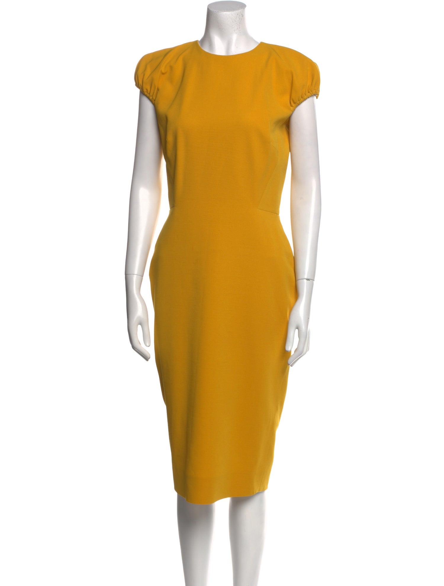 Victoria Beckham Silk Midi Length Dress