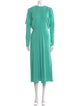 Victoria Beckham Crew Neck Long Dress