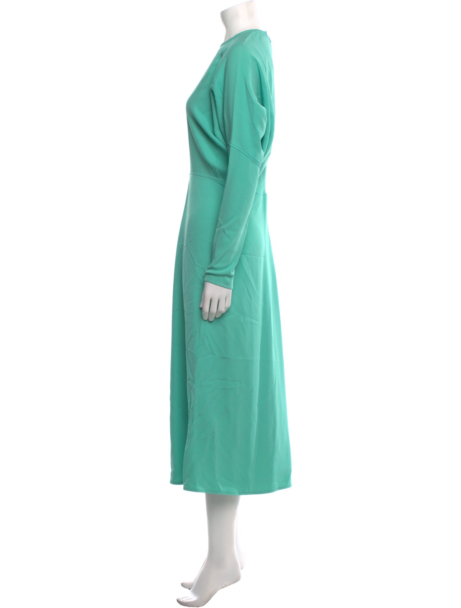 Victoria Beckham Crew Neck Long Dress