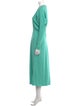 Victoria Beckham Crew Neck Long Dress