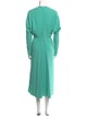 Victoria Beckham Crew Neck Long Dress
