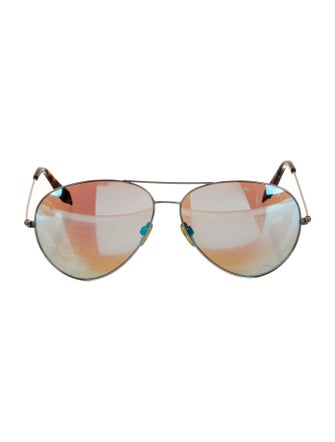 Victoria Beckham Aviator Mirrored Sunglasses