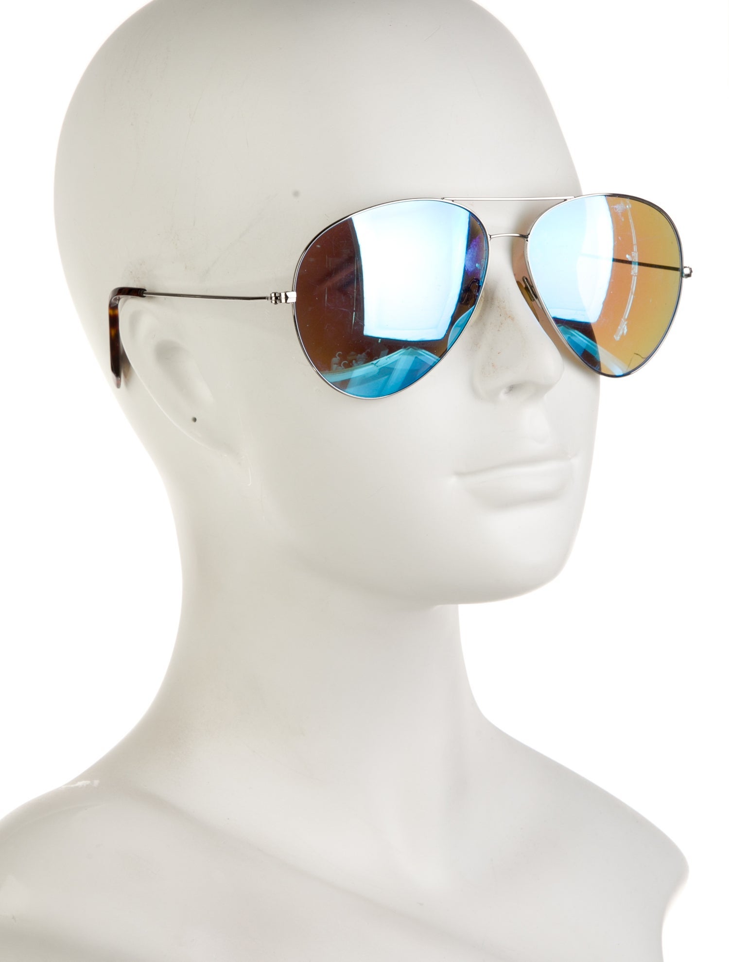 Victoria Beckham Aviator Mirrored Sunglasses