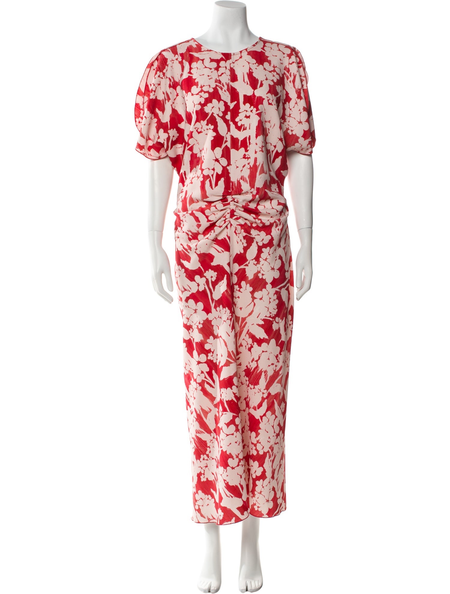 Victoria Beckham Floral Print Long Dress w/ Tags