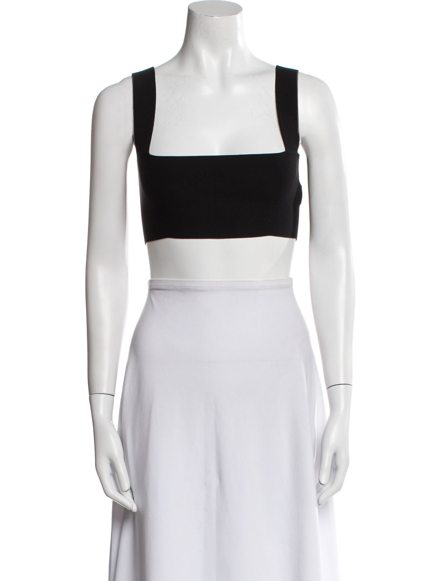 Victoria Beckham Square Neckline Sleeveless Crop Top w/ Tags