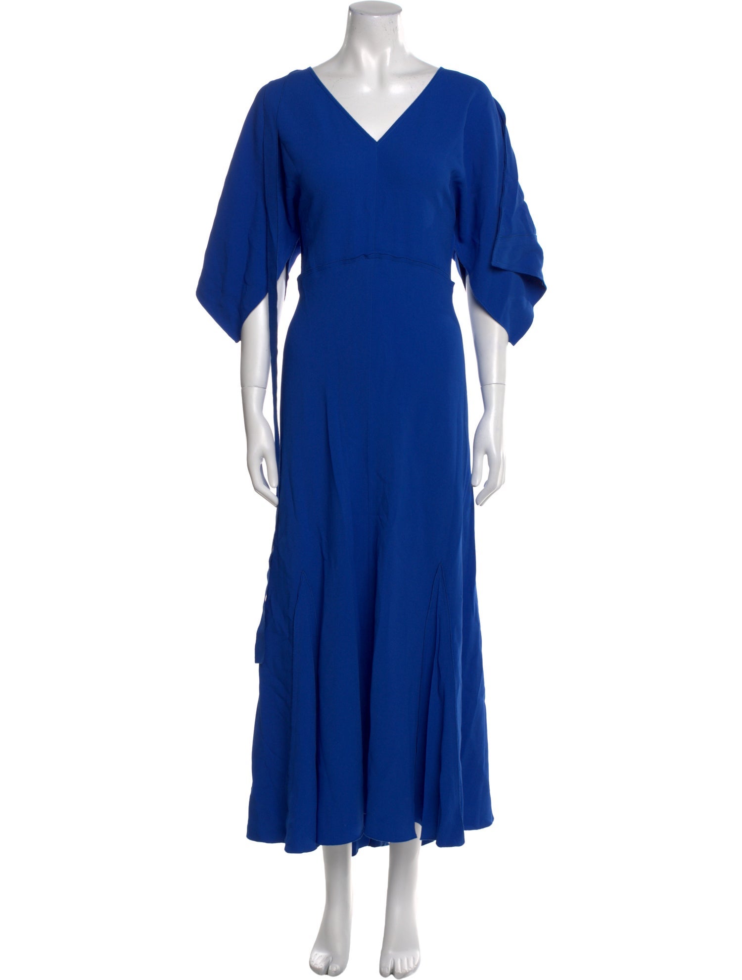 Victoria Beckham V-Neck Long Dress