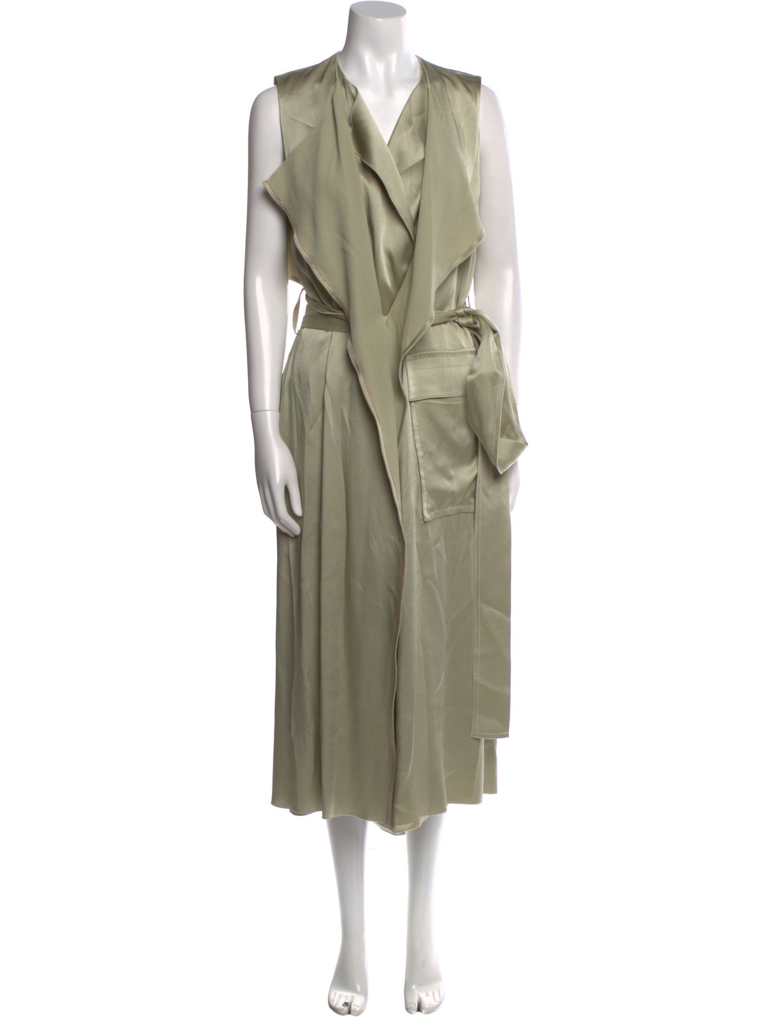 Victoria Beckham V-Neck Long Dress