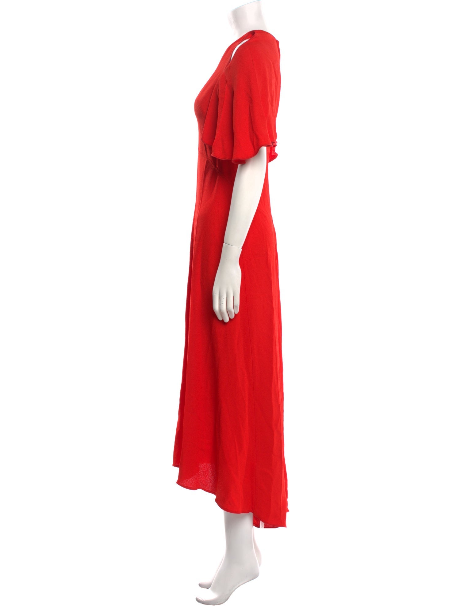 Victoria Beckham V-Neck Long Dress