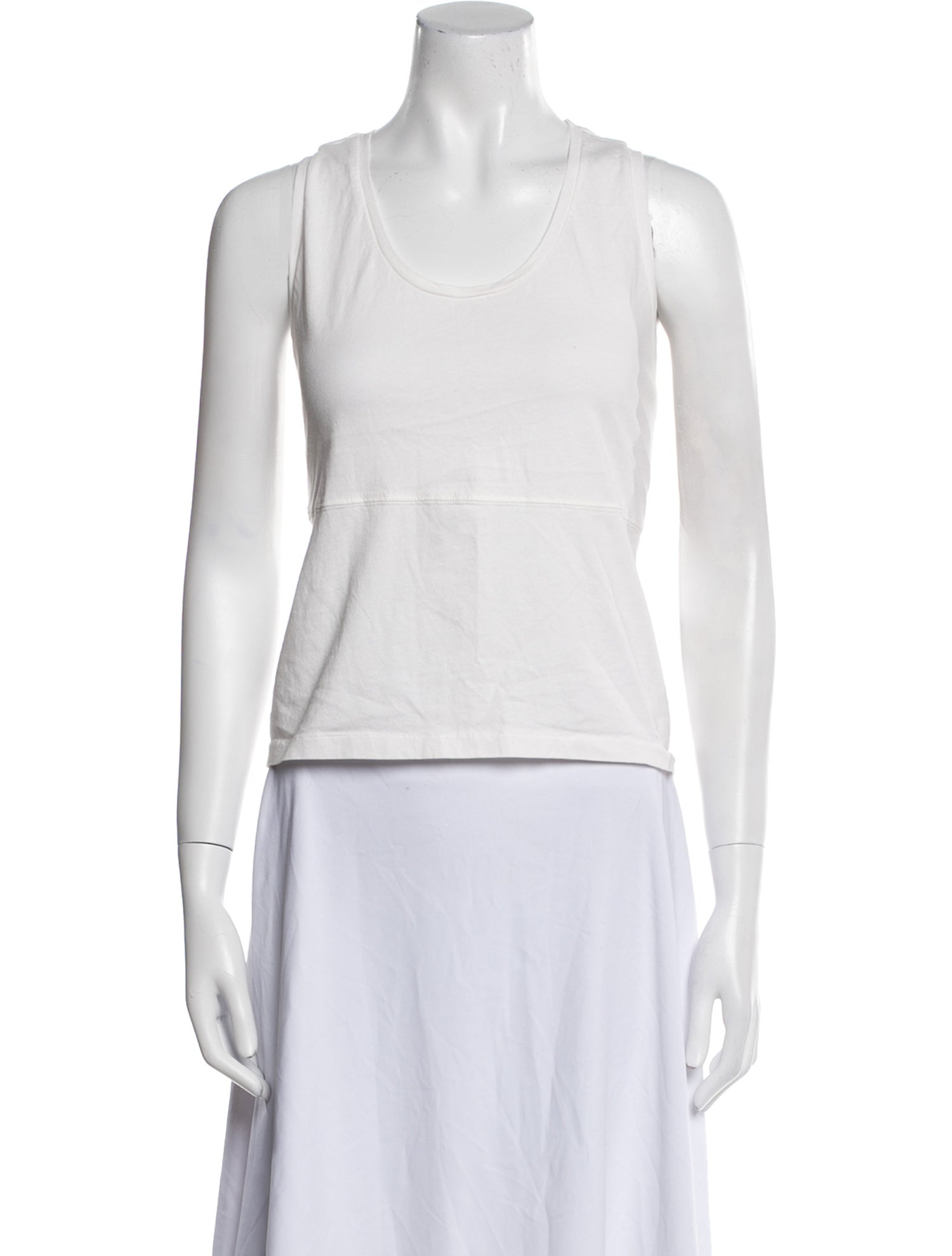 Victoria Beckham Scoop Neck Sleeveless Top