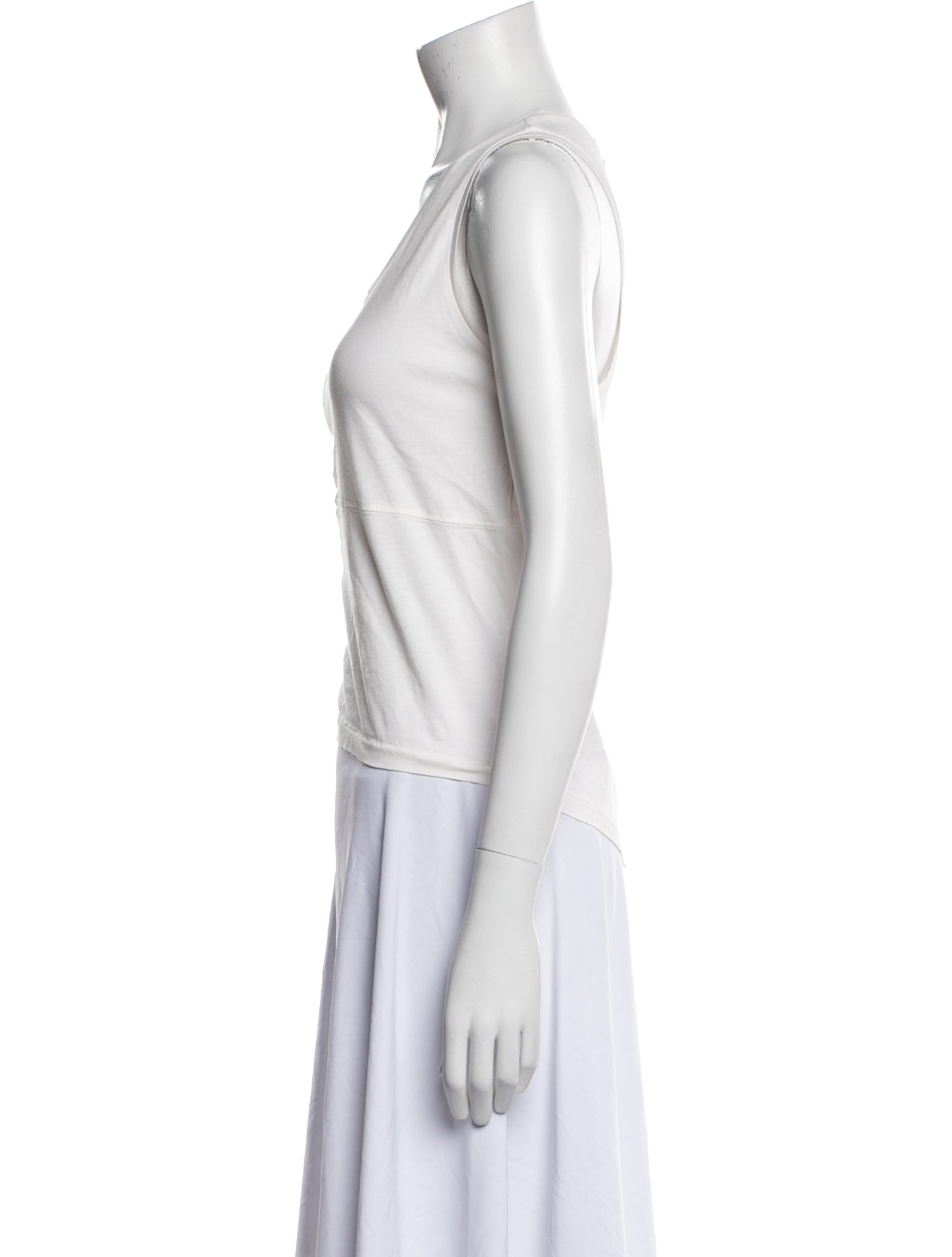 Victoria Beckham Scoop Neck Sleeveless Top