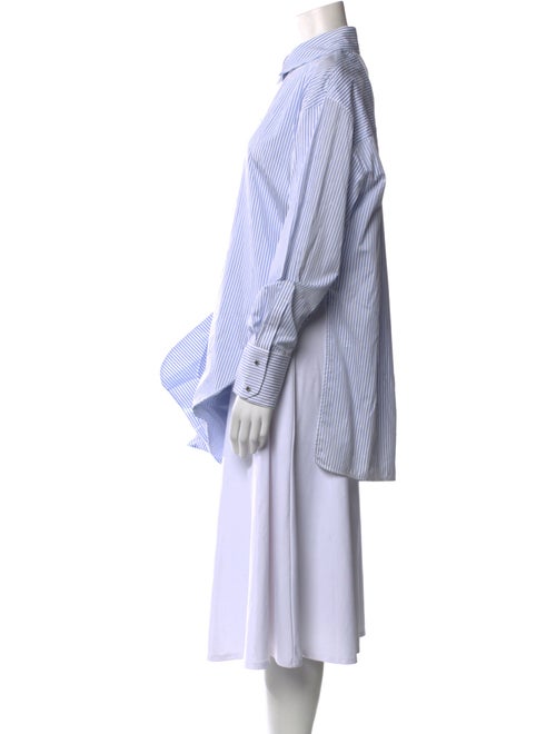 Victoria Beckham Striped Long Sleeve Tunic