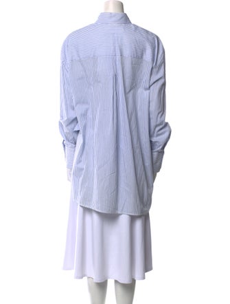 Victoria Beckham Striped Long Sleeve Tunic