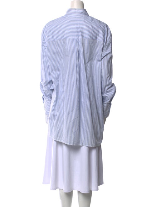 Victoria Beckham Striped Long Sleeve Tunic