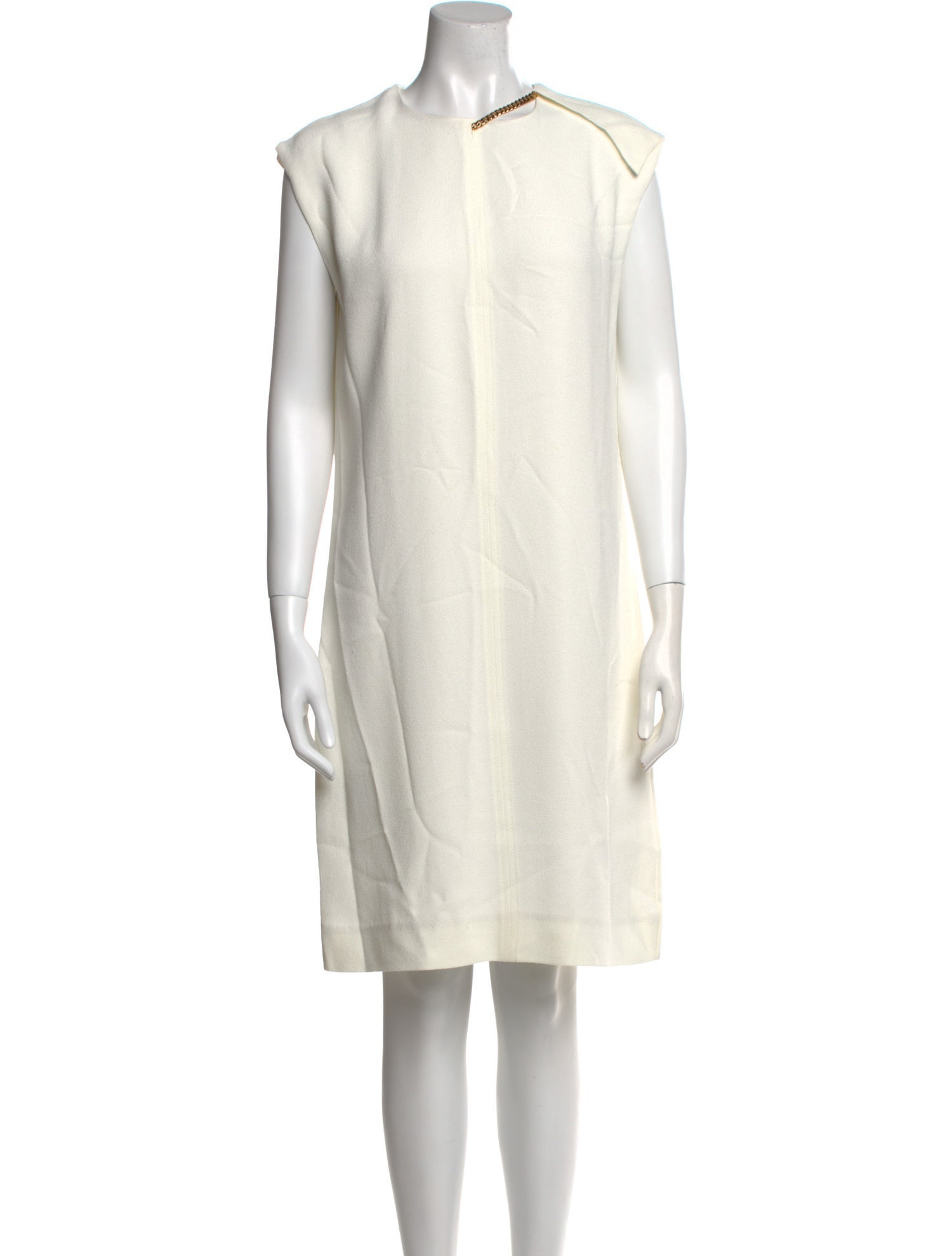 Victoria Beckham Crew Neck Knee-Length Dress