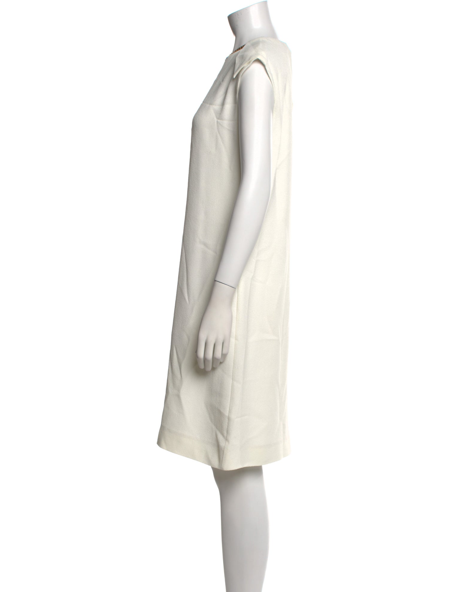 Victoria Beckham Crew Neck Knee-Length Dress