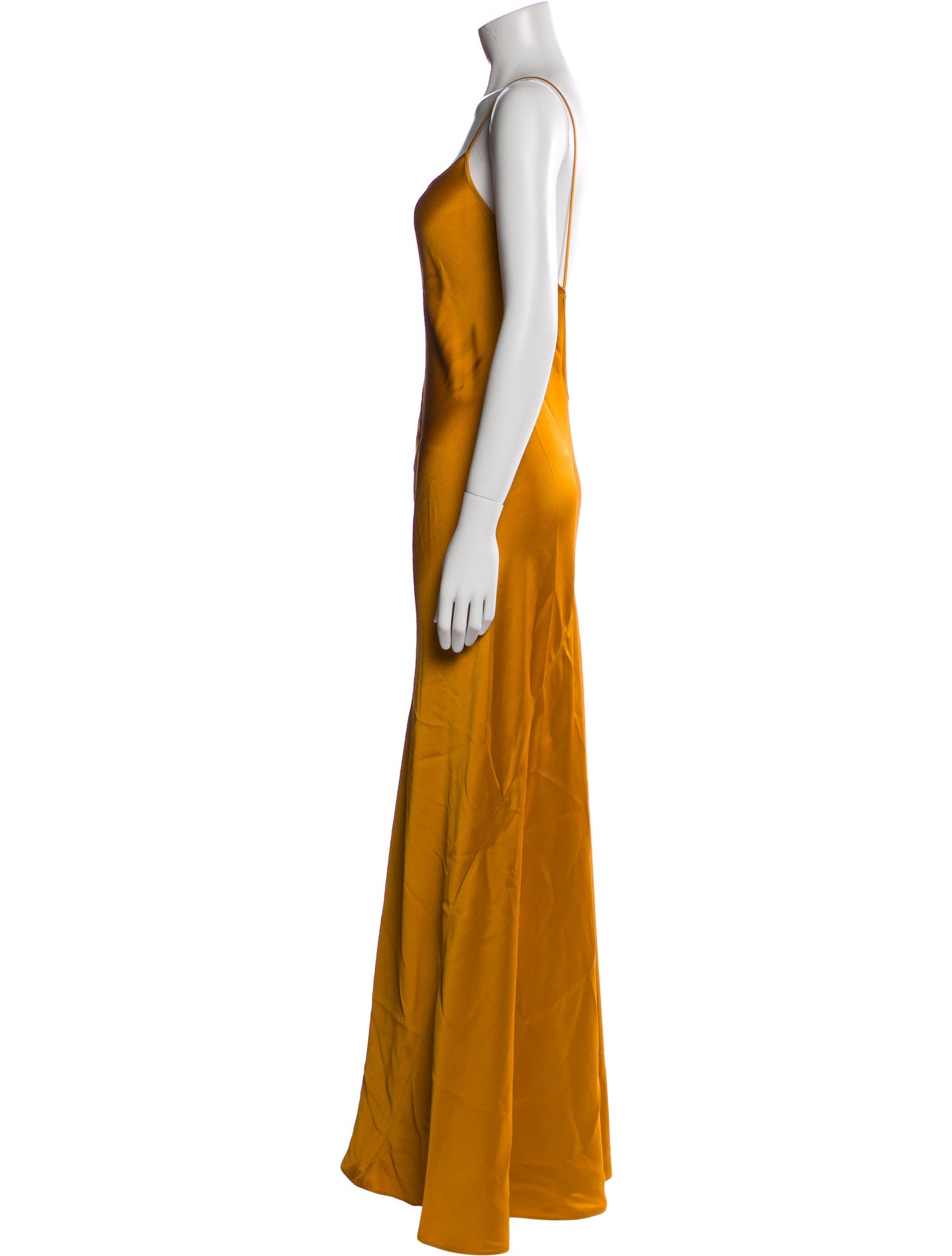 Victoria Beckham Scoop Neck Long Dress