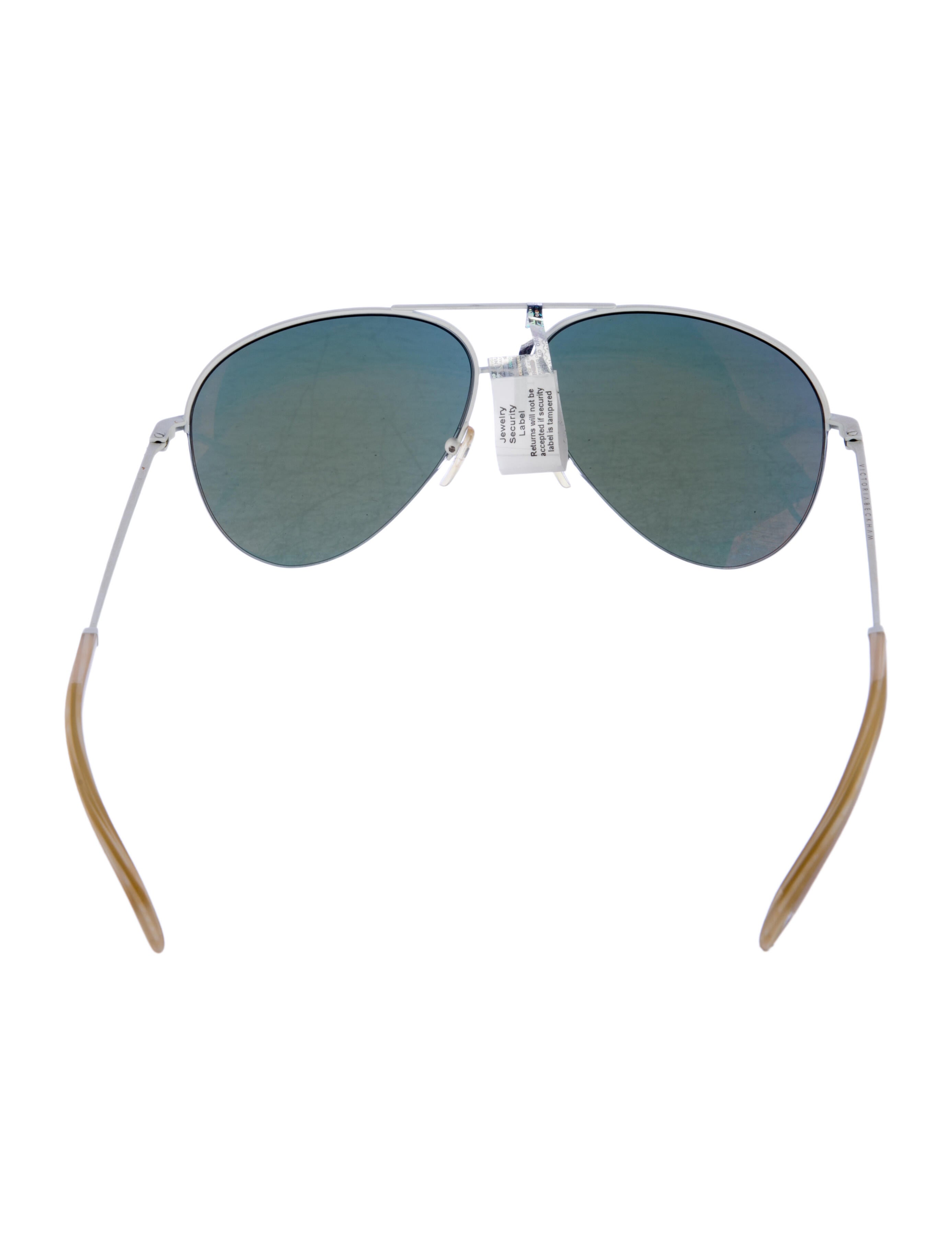 Victoria Beckham Aviator Mirrored Sunglasses