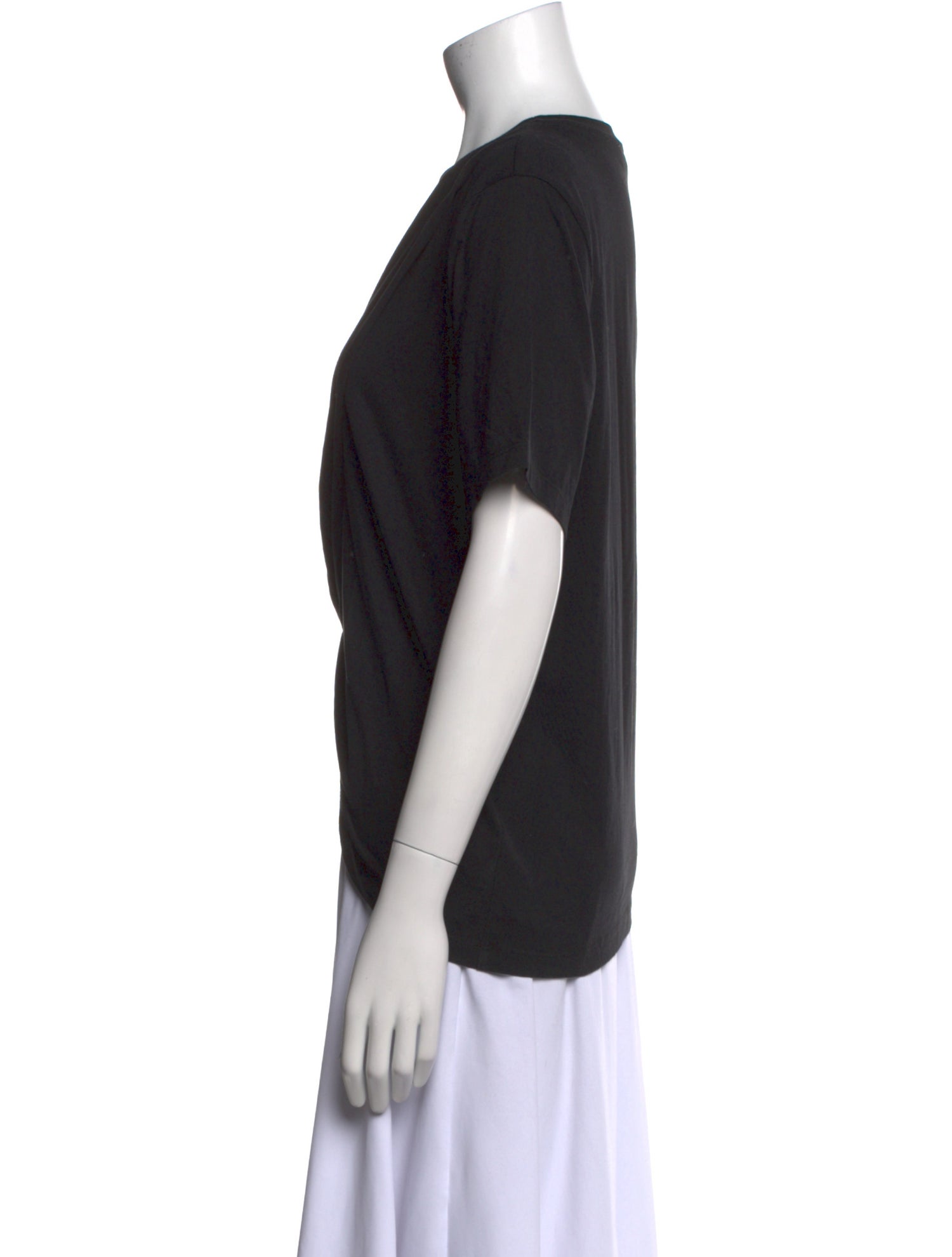 Victoria Beckham Crew Neck Short Sleeve T-Shirt