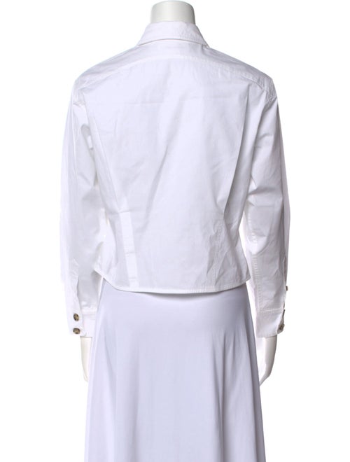Victoria Beckham Long Sleeve Button-Up Top