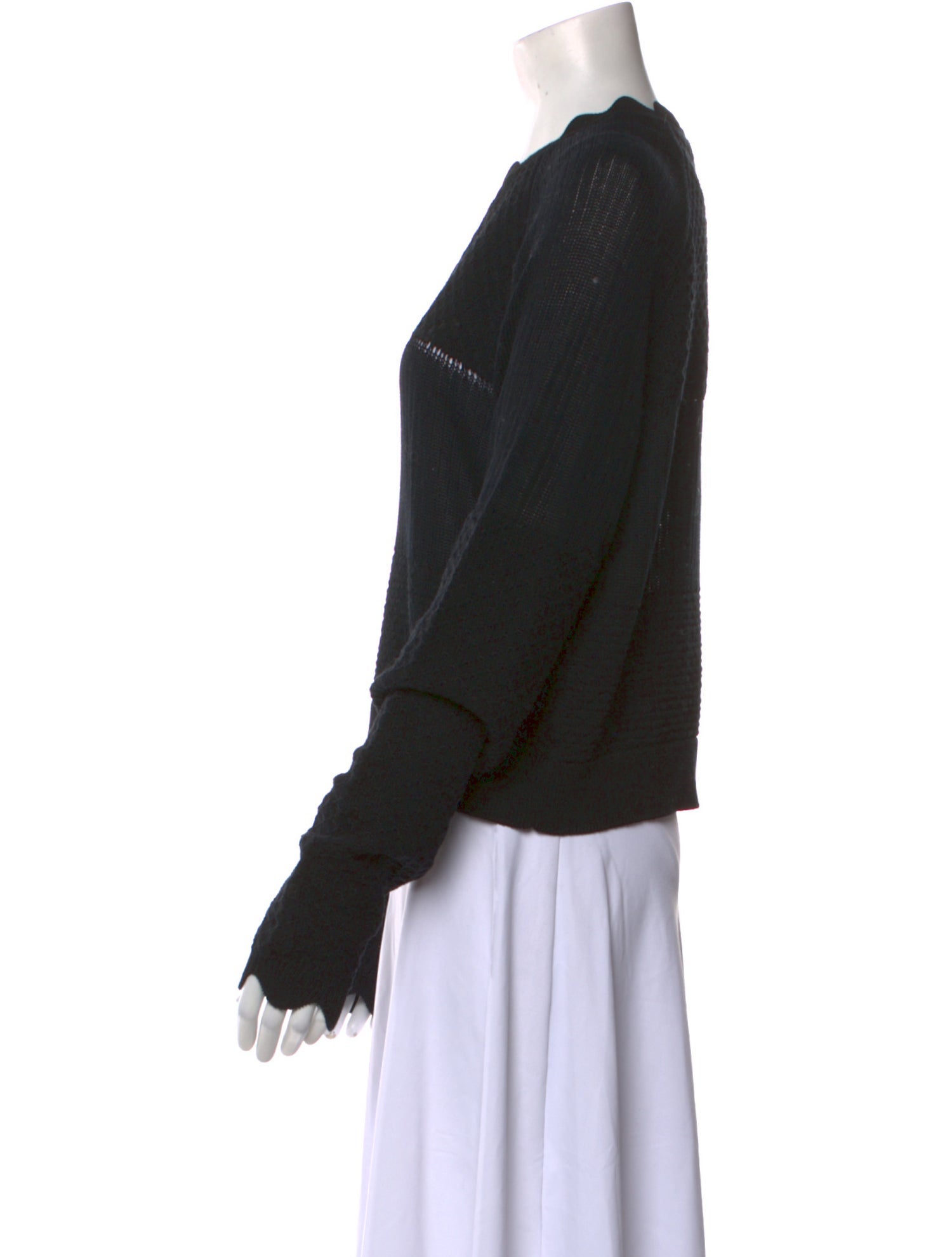 Victoria Beckham Cashmere Crew Neck Sweater