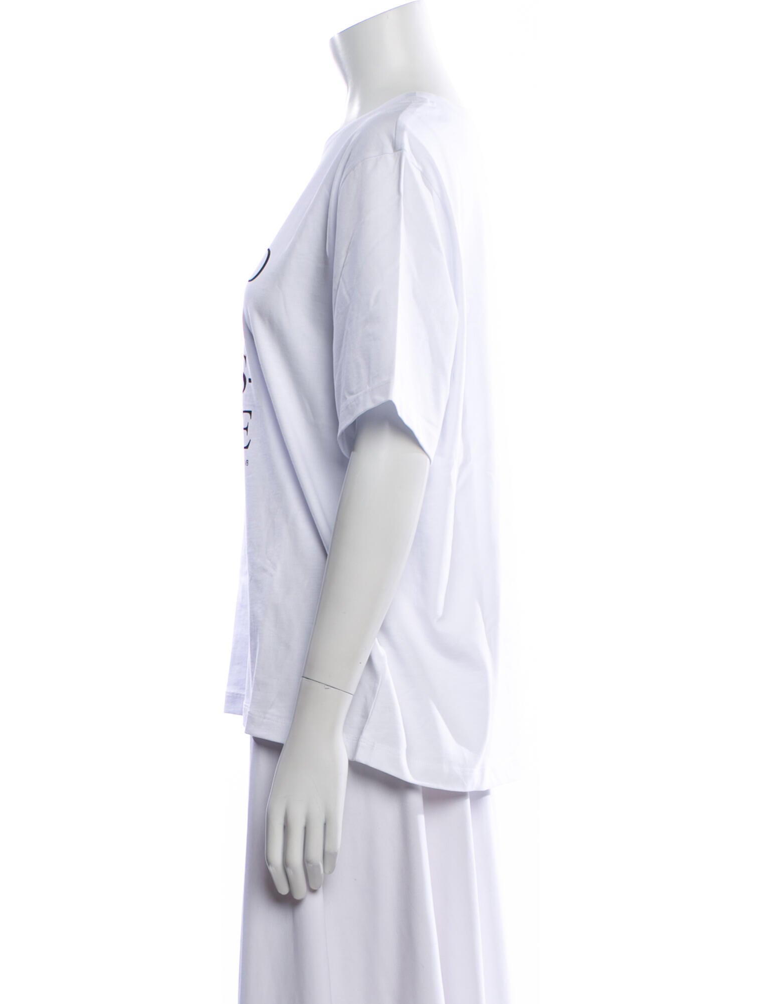 Victoria Beckham Graphic Print Crew Neck T-Shirt w/ Tags