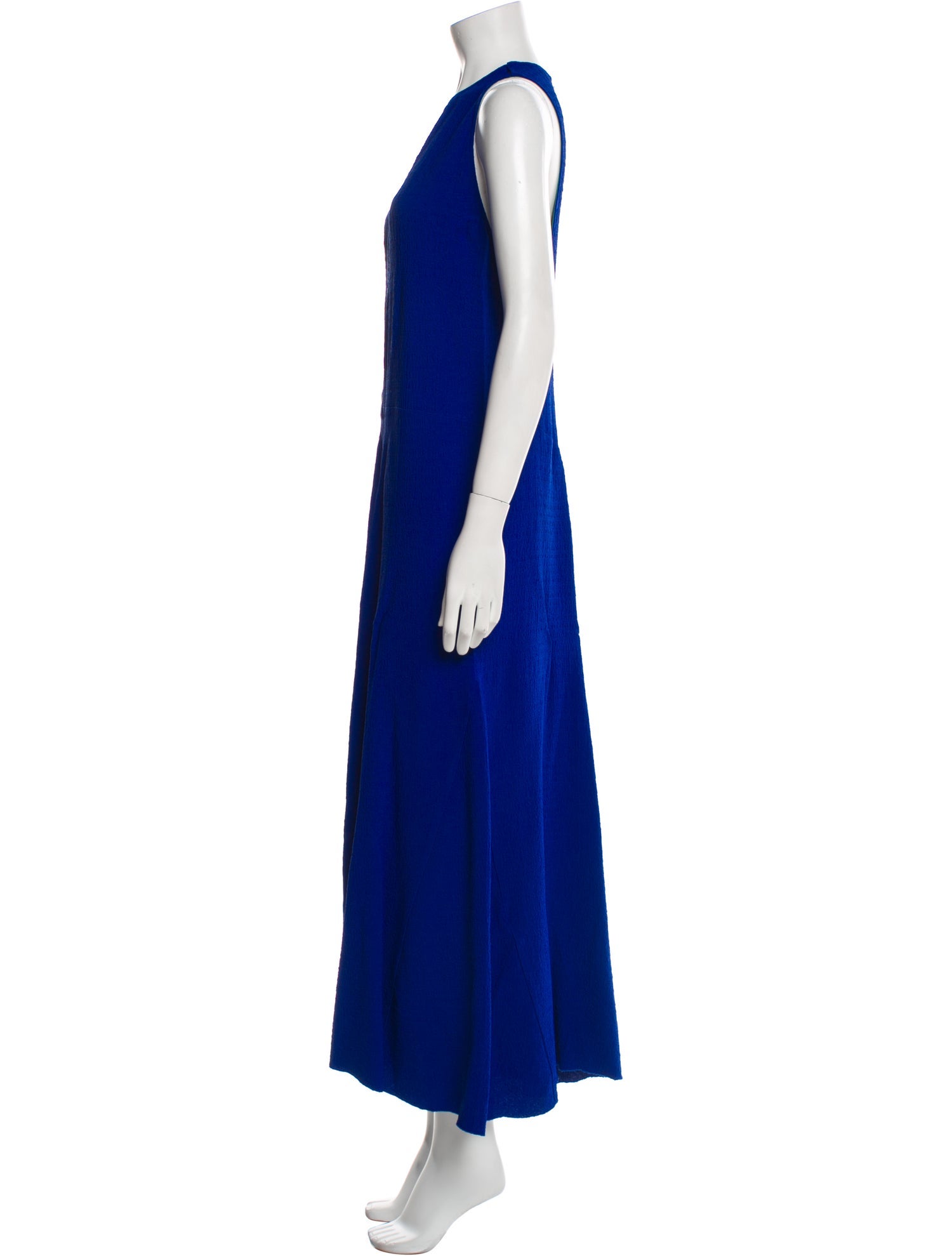 Victoria Beckham Crew Neck Long Dress