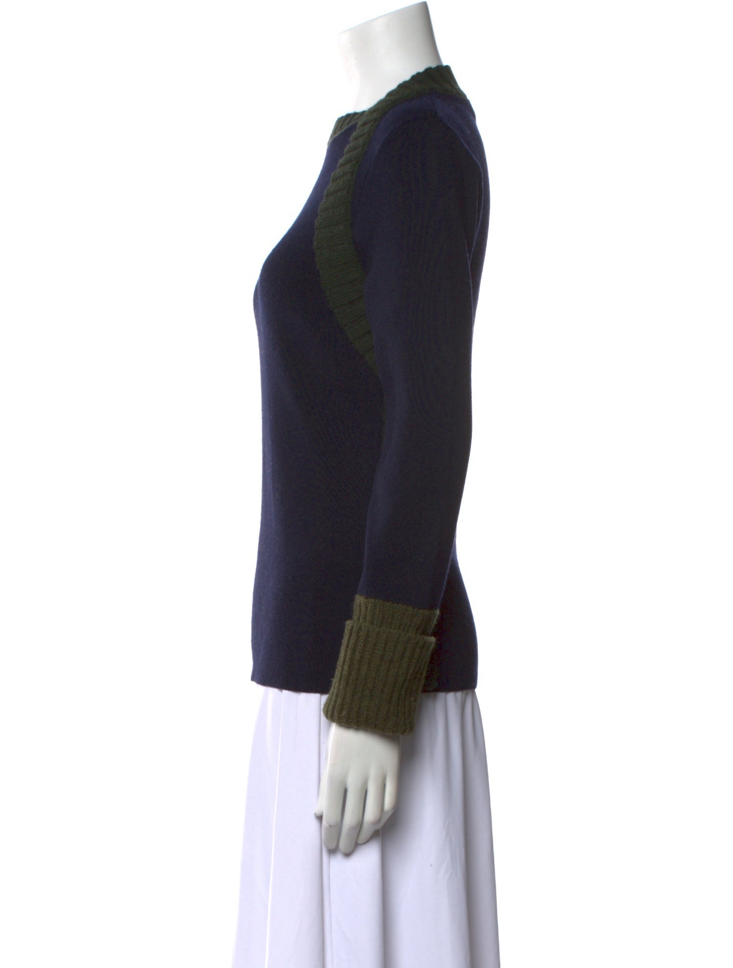 Victoria Beckham Wool Crew Neck Sweater