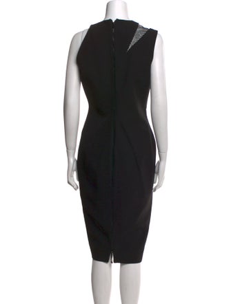 Victoria Beckham Wool Midi Length Dress