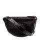 Victoria Beckham Embossed Leather Half Moon Croc-Embossed