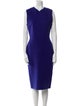 Victoria Beckham Wool Midi Length Dress