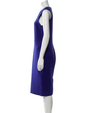 Victoria Beckham Wool Midi Length Dress