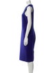 Victoria Beckham Wool Midi Length Dress